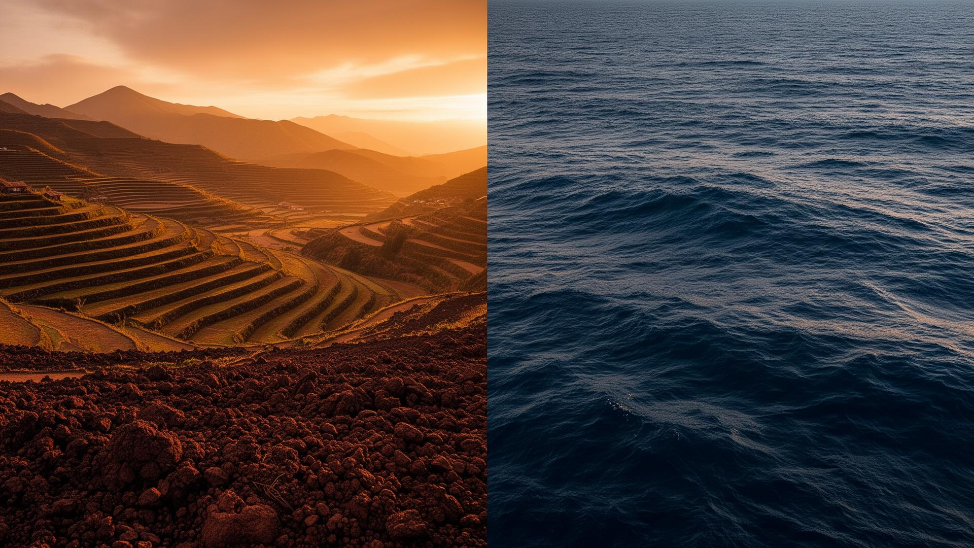 Ecuadorian Andes meet Pacific Ocean
